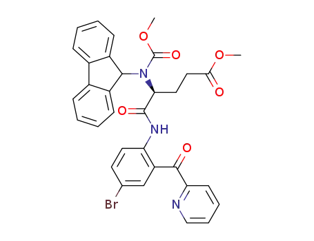 methyl (4S)-4-(fluorenyl-9-methoxycarbonylamino)-5-[4-bromo-2-(pyridin-2-carbonyl)anilino]-5-oxopentanoate