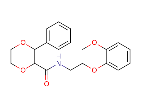 cis-N-(2-(2-methoxyphenoxy)ethyl)-3-phenyl-1,4-dioxane-2-carboxamide