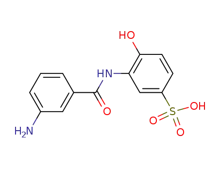 3-(3-amino-benzoylamino)-4-hydroxy-benzenesulfonic acid