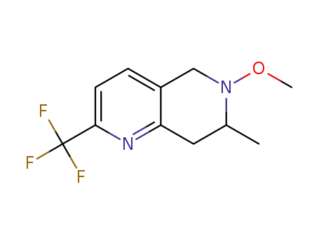 6-methoxy-7-methyl-2-(trifluoromethyl)-5,6,7,8-tetrahydro-1,6-naphthyridine