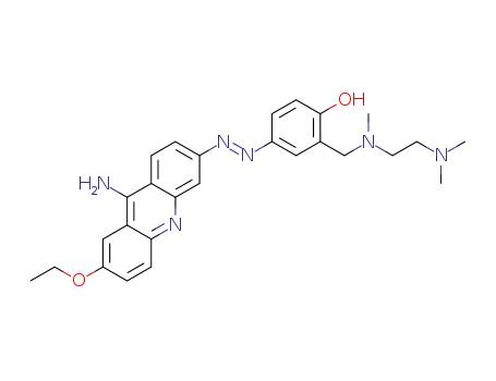 4-[(E)-(9-amino-7-ethoxyacridin-3-yl)azo]-2-[[2-(dimethylamino)ethylmethylamino]methyl]phenol