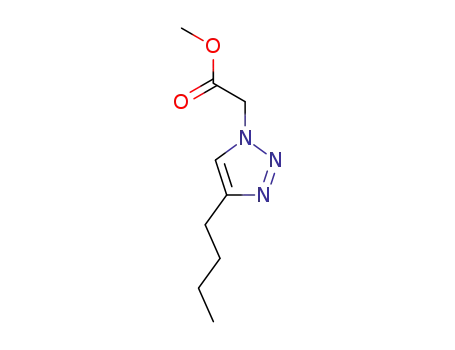 methyl 2-(4-butyl-1H-1,2,3-triazol-1-yl)acetate