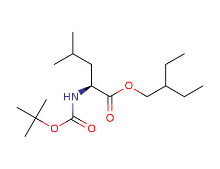 2-ethylbutyl (tert-butoxycarbonyl)-L-leucinate