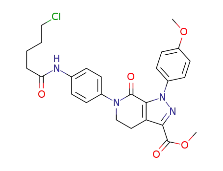 methyl 6-(4-(N-(4-chlorobutyl)carboxamido)phenyl)-1-(4-methoxyphenyl)-7-oxo-4,5,6,7-tetrahydro-1H-pyrazolo[3,4-c]pyridine-3-carboxylate