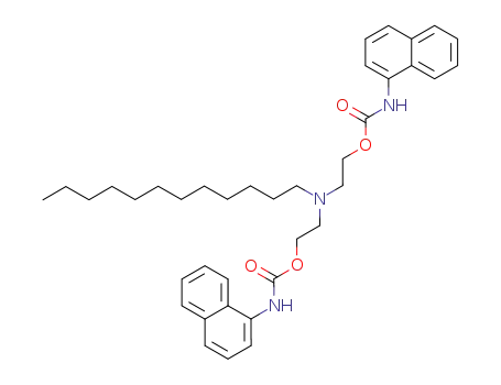 dodecyl-bis-(2-[1]naphthylcarbamoyloxy-ethyl)-amine