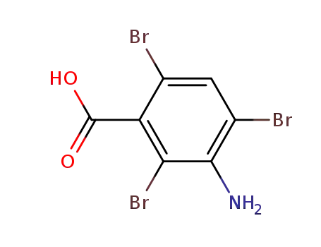 Benzoic acid, 3-amino-2,4,6-tribromo-