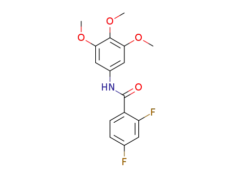 2,4-difluoro-N-(3,4,5-trimethoxyphenyl)benzamide