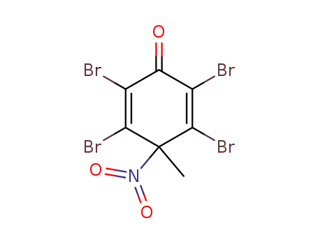 Molecular Structure of 95111-49-2 (2,3,5,6-TETRABROMO-4-METHYL-4-NITRO-2,5-CYCLOHEXADIEN-1-ONE)