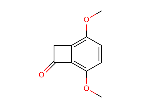 Molecular Structure of 75833-45-3 (Bicyclo[4.2.0]octa-1,3,5-trien-7-one, 2,5-dimethoxy-)
