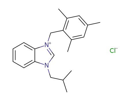 1-(isobutyl)-3-(2,4,6-trimethylbenzyl)benzimidazolium chloride
