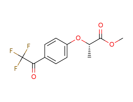 methyl (S)-2-(4-(2,2,2-trifluoroacetyl)phenoxy)propanoate
