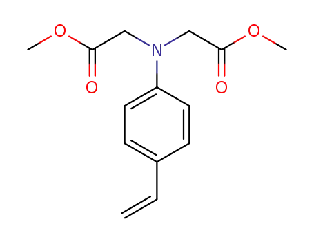 dimethyl 2,2′-((4-vinylphenyl)azanediyl)diacetate