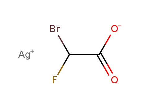 bromo-fluoro-acetic acid ; silver-salt