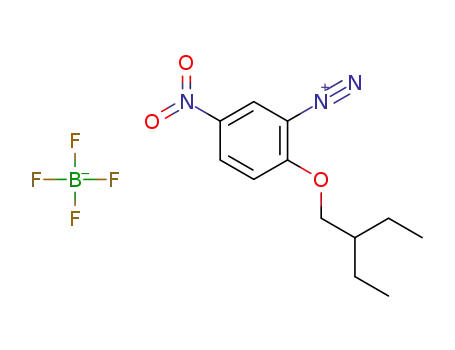 2-(2-ethylbut-1-oxy)-5-nitrobenzenediazonium tetrafluoroborate