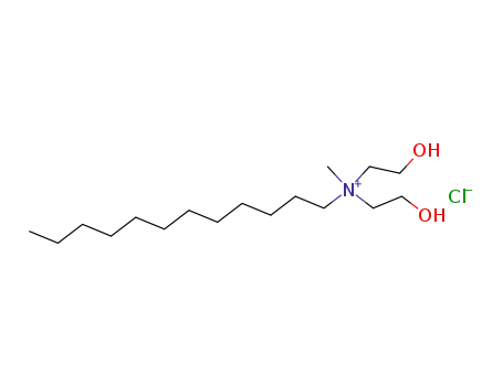 Molecular Structure of 22340-01-8 (dodecylbis(2-hydroxyethyl)methylammonium chloride)