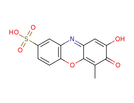2-hydroxy-4-methyl-3-oxo-3H-phenoxazine-8-sulfonic acid
