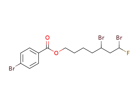 5,7-dibromo-7-fluoroheptyl 4-bromobenzoate