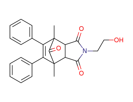 4-(2-hydroxyethyl)-1,7-dimethyl-8,9-diphenyl-4-azatricyclo[5.2.1.02,6]dec-8-ene-3,5,10-trione