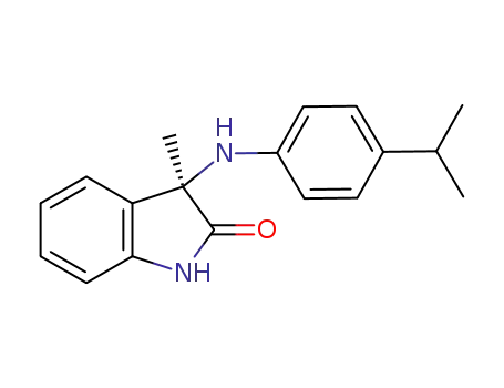 (R)-3-((4-isopropylphenyl)amino)-3-methylindolin-2-one