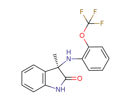 (R)-3-methyl-3-((2-(trifluoromethoxy)phenyl)amino)indolin-2-one