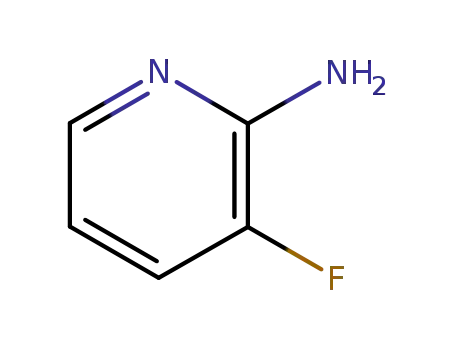 Molecular Structure of 21717-95-3 (2-Amino-3-fluoropyridine)