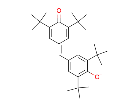 2,6-Di-tert-butyl-4-(3,5-di-tert-butyl-4-oxo-cyclohexa-2,5-dienylidenemethyl)-phenol anion