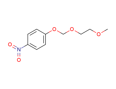 Molecular Structure of 198829-77-5 (Benzene, 1-[(2-methoxyethoxy)methoxy]-4-nitro-)