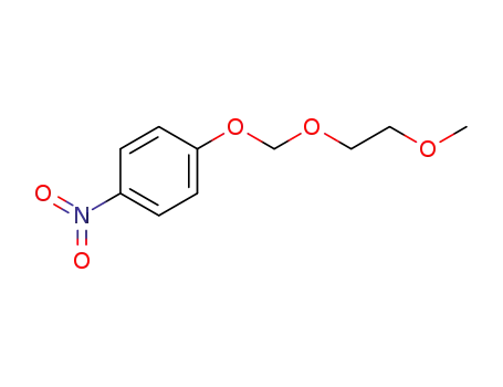 Molecular Structure of 198829-77-5 (Benzene, 1-[(2-methoxyethoxy)methoxy]-4-nitro-)