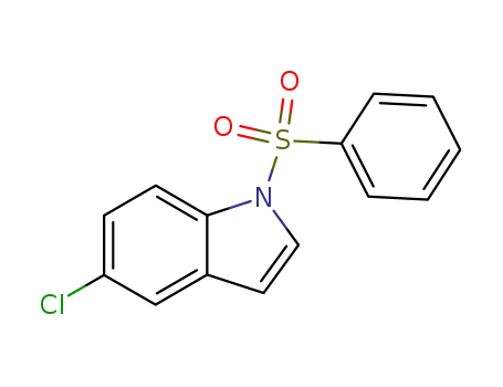Molecular Structure of 78329-47-2 (5-Chloro-1-(phenylsulfonyl)indole)