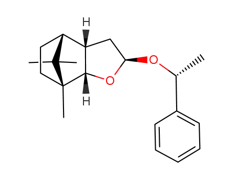 <2S-(2α(S*),3aα,4α,7α,7aα)>-2,3,3a,4,5,6,7,7a-Octahydro-7,8,8-trimethyl-2-(1-phenylethoxy)-4,7-methanobenzofuran