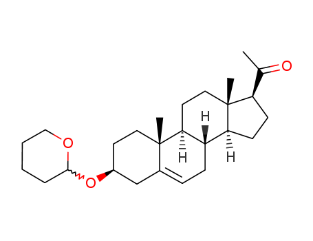1-[10,13-dimethyl-3-(oxan-2-yloxy)-2,3,4,7,8,9,11,12,14,15,16,17-dodecahydro-1H-cyclopenta[a]phenanthren-17-yl]ethanone cas  35961-41-2