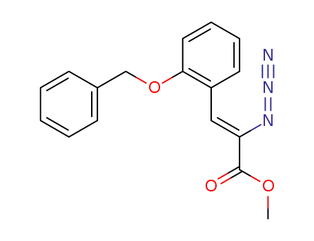 (Z)-2-azido-3-(2-benzyloxyphenyl)acrylic acid methyl ester