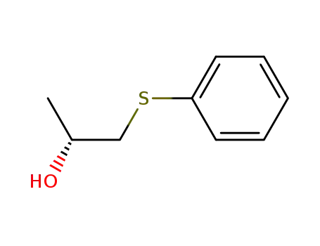 Molecular Structure of 67253-47-8 (2-Propanol, 1-(phenylthio)-, (2R)-)