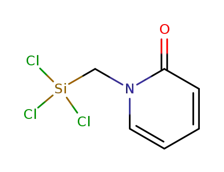 Molecular Structure of 138169-76-3 (2(1H)-Pyridinone, 1-[(trichlorosilyl)methyl]-)