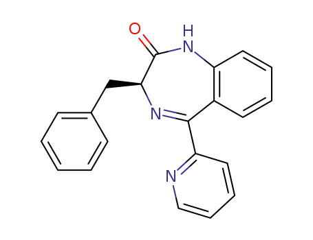 1,3-dihydro-3(S)-benzyl-5-(pyrid-2'-yl)-2H-1,4-benzodiazepin-2-one