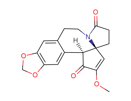 Molecular Structure of 114942-83-5 (.+/-.-2-Methoxy-3,8-dioxocephalotax-1-ene)