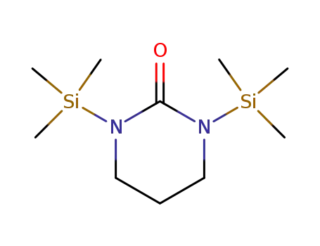 Molecular Structure of 18132-77-9 (2(1H)-Pyrimidinone, tetrahydro-1,3-bis(trimethylsilyl)-)