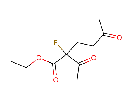ethyl 2-fluoro-2-acetyl-5-oxohexanoate