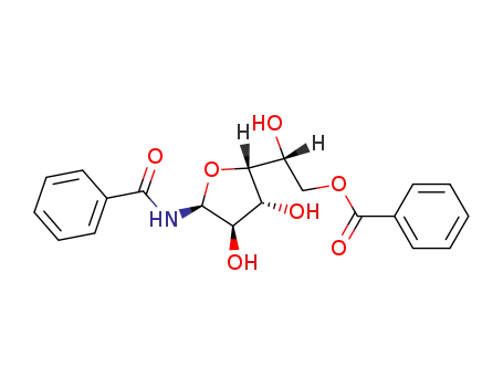 N-benzoyl-6-O-benzoyl-α-D-glucofuranosylamine