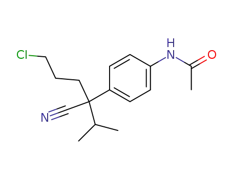 N-[4-(4-Chloro-1-cyano-1-isopropyl-butyl)-phenyl]-acetamide