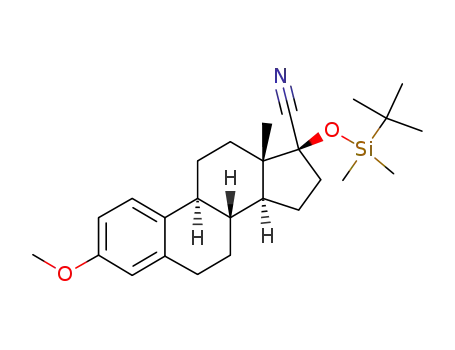 (17S)-17-<oxy>estrone-17-carbonitrile 3-methyl ether