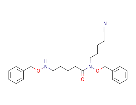 6,12-bis(benzyloxy)-7-oxo-6,12-diazadodecanenitrile