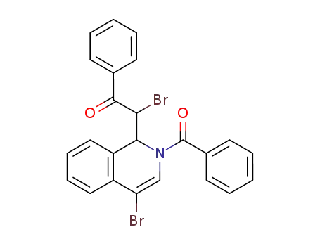 2-(2-Benzoyl-4-bromo-1,2-dihydro-isoquinolin-1-yl)-2-bromo-1-phenyl-ethanone