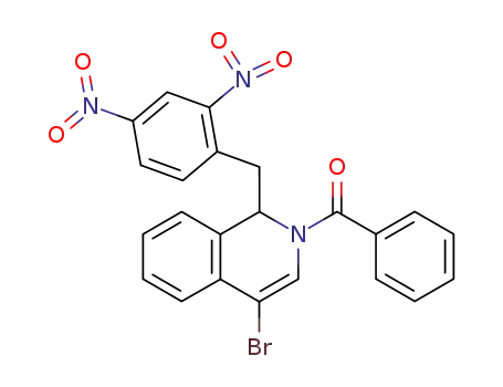 [4-Bromo-1-(2,4-dinitro-benzyl)-1H-isoquinolin-2-yl]-phenyl-methanone