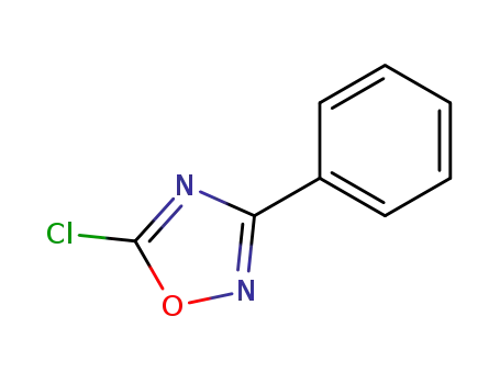 Molecular Structure of 827-44-1 (5-Chloro-3-phenyl-1,2,4-oxadiazole)