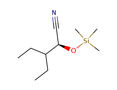 (S)-2-trimethylsilyloxy-2-(1-ethylpropyl)acetonitrile