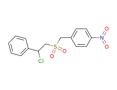 1-(2-Chloro-2-phenyl-ethanesulfonylmethyl)-4-nitro-benzene