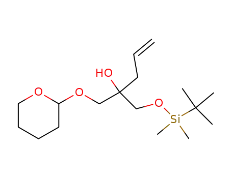 1-(tert-Butyl-dimethyl-silanyloxy)-2-(tetrahydro-pyran-2-yloxymethyl)-pent-4-en-2-ol