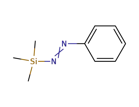 Molecular Structure of 17881-28-6 (Diazene,phenyl(trimethylsilyl)-)