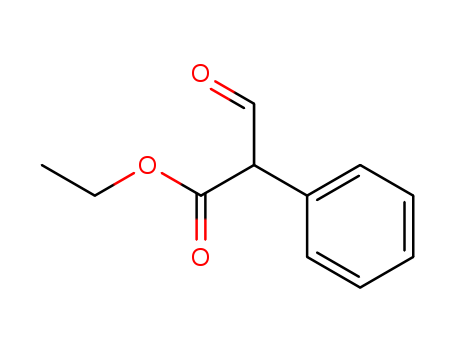 Benzeneacetic acid, a-formyl-, ethyl ester